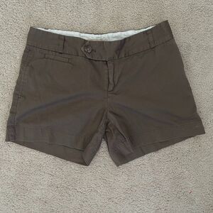 Banana Republic Tan Chino Shorts Flat Front Size 6 Women’s